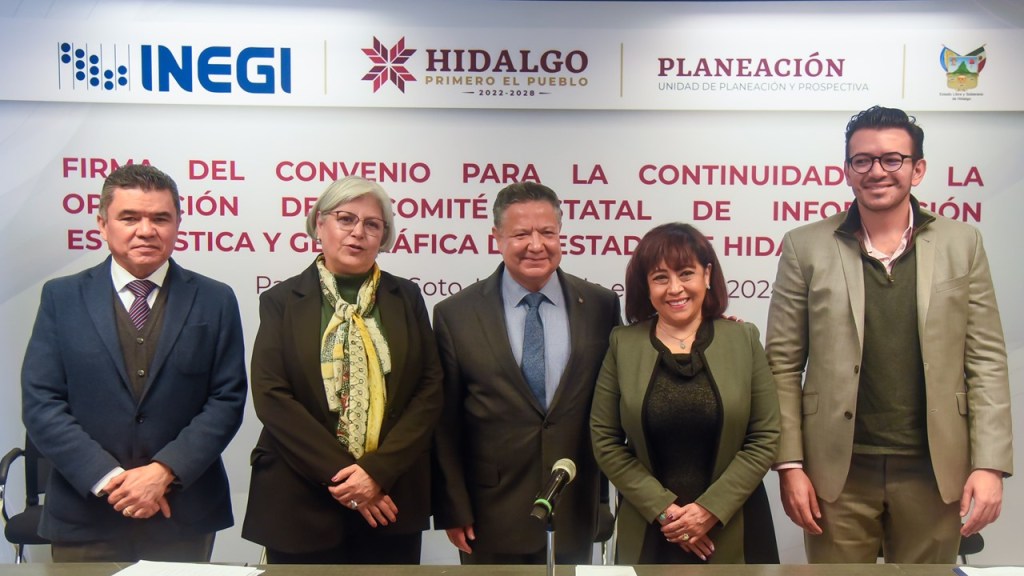 Signan INEGI y gobierno de Hidalgo convenio de colaboración ...